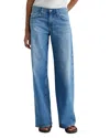 Ag Adria Low Rise Bgy Wide Leg Jeans In Flashback