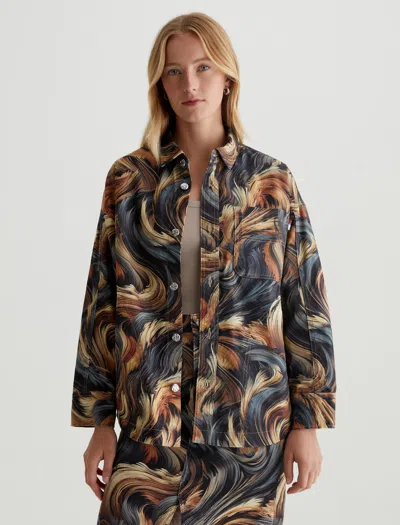 Ag Lucien Jacket In Wild Fur