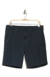 Ag Lux Flat Front Chino Shorts In Blue