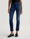 Ag Mari -ed Mid-rise Slim Straight Leg Denim In 5 Years Blue Essence