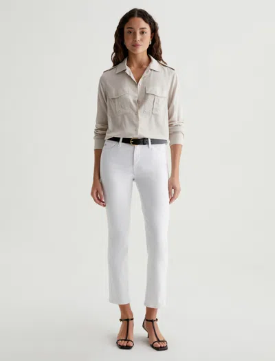 Ag Mari Crop In Gallery White