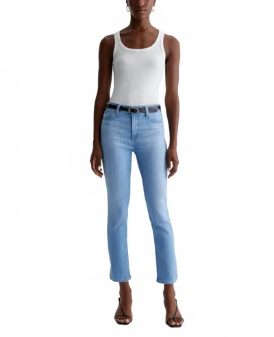 Ag Mari Crop Jean In Palm Beach In Blue
