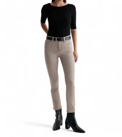 AG MARI CROP JEAN IN SULFUR DESERT TAUPE