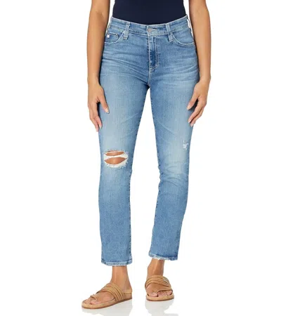 Ag Mari Crop Jeans In 18 Years Santa Fe In Blue