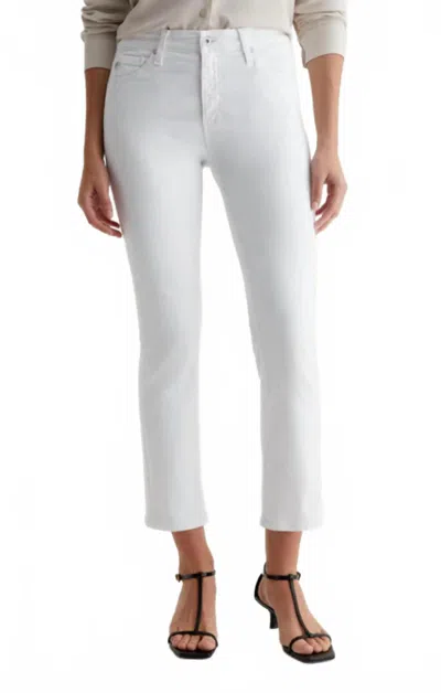 AG MARI CROP JEANS IN GALLERY WHITE