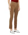 Ag Mari High Rise Slim Straight Corduroy Jeans In 1 Year Sulfur Armory Green In Multi