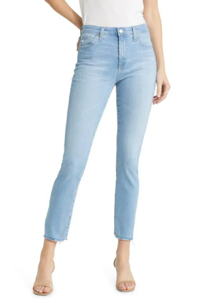 Ag Mari High Waist Ankle Slim Jeans In Orange