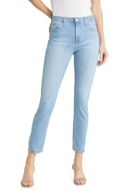 Ag Mari High Waist Ankle Slim Jeans In Blue