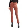 Ag Mari High Waist Slim Ankle Straight Leg Jeans In Dusty Blush