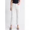 Ag Mari High Waist Slim Ankle Straight Leg Jeans In Powder