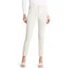 Ag Mari High Waist Slim Ankle Straight Leg Jeans In White Cream