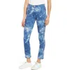 Ag Mari High Waist Slim Straight Leg Jeans In Abstract Tiedye Night Rain