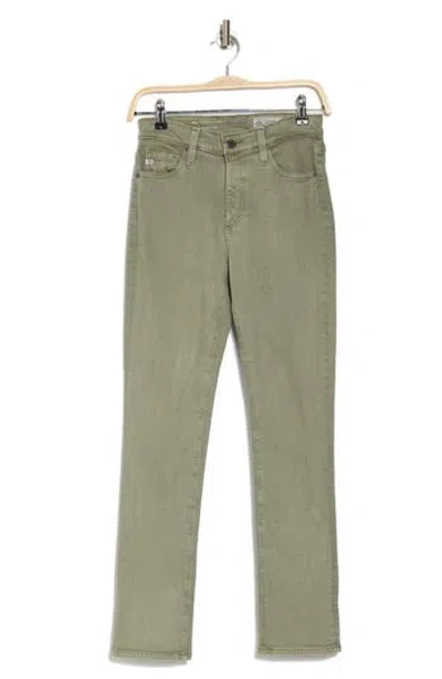 Ag Mari High Waist Slim Straight Leg Jeans In Sulfur Rocky River