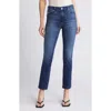 Ag Mari High Waist Stretch Slim Straight Leg Jeans In Indigo Sea