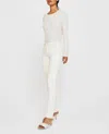 Ag Mari Jeans In Light Fawn 27 In White