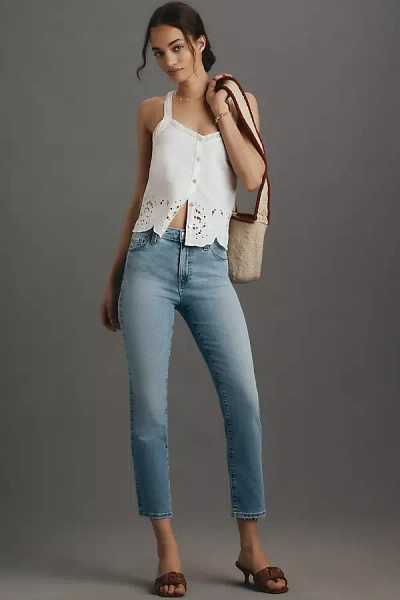 Ag Mari Mid-rise Crop Straight-leg Jeans