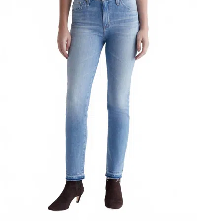 Ag Mari Mid-rise Slim Straight Jean In Sorrento In Multi