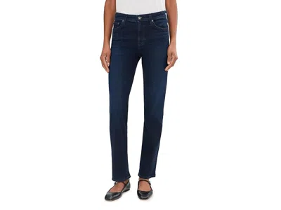Ag Mari Mid Rise Slim Straight Jean In Blue