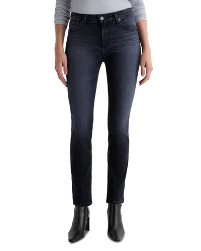 Ag Mari Mid Rise Slim Straight Leg Jeans In Blue