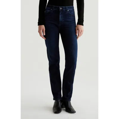 Ag Mari Mid Rise Slim Straight Leg Jeans In Blue