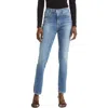 Ag Mari High Waist Slim Straight Leg Jeans In Blue