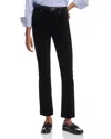 Ag Mari Slim Straight Leg Corduroy Pants In Super Black