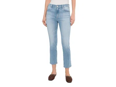 Ag Mari Mid-rise Slim Straight Crop Jeans In Cruiser In Blue