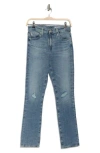 Ag Mari Slim Straight Jeans In 16 Years Piermont Destructed