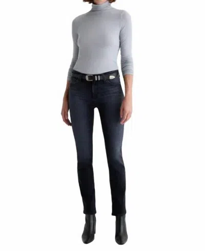 Ag Mari Slim Straight Jeans In Glitch In Blue