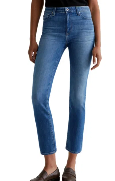 AG MARI SLIM STRAIGHT LEG ANKLE JEAN IN RUNAWAY