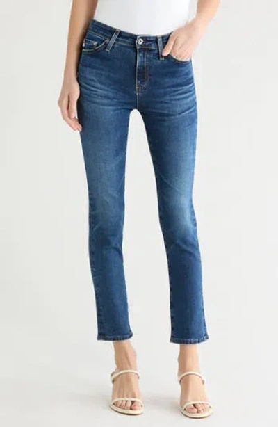 Ag Mari Slim Straight Leg Jeans In Blue