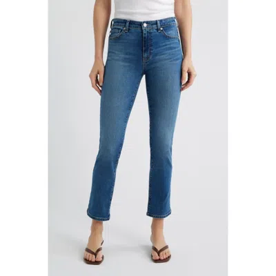 Ag Mari Slim Straight Leg Jeans In Black