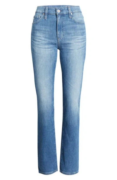 Shop Ag Mari Mid Rise Slim Straight Leg Jeans