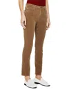Ag Mari High Rise Slim Straight Corduroy Jeans In 1 Year Sulfur Armory Green In Multi