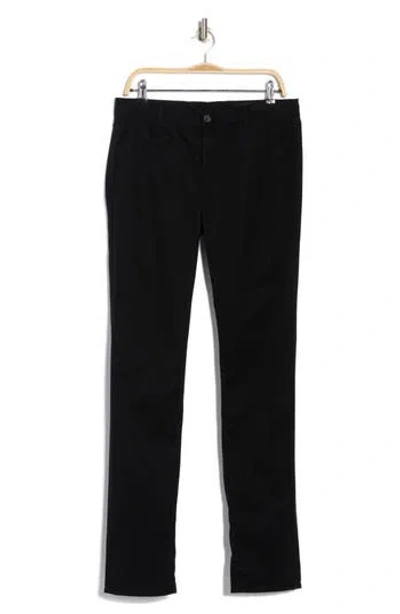 Ag Marshall Slim Fit Chinos In Super Black