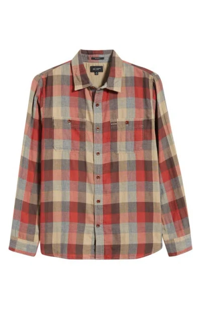 Ag Mason Plaid Button-up Work Shirt In Multi
