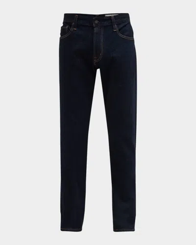 Ag Tailored Leg Jean In Dark Denim In Blue