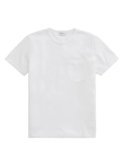 Ag Men's Nick Pocket Crewneck T-shirt In White