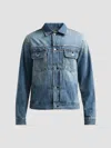 Ag Men's Sid Rigid Denim Jacket In Transparent