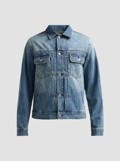 Ag Men's Sid Rigid Denim Jacket In Transparent
