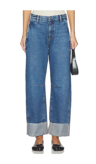 Ag Mercer Barrel Jeans In Blue