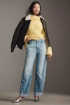 Ag Mercer Cuffed Barrel-leg Jeans In Sunset Blues In Blue