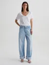 Ag Stella High-rise Wide-leg Jeans In Sunset Blues