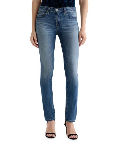 Ag Mid Rise Cigarette Leg Jeans In Kinship