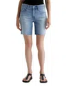 Ag Mid Rise Ex Boyfriend Raw Hem Jean Shorts In 22 Years