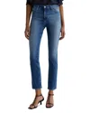 Ag The Jean Of Tomorrow Alexxis High Waist Straight Leg Jeans In Oceanside