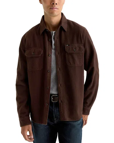 Ag Milland Relaxed Fit Utility Shirt In Brown