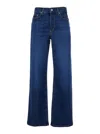 Ag Logo-patch Jeans In Blue