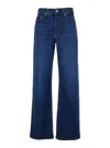 Ag Logo-patch Jeans In Blue