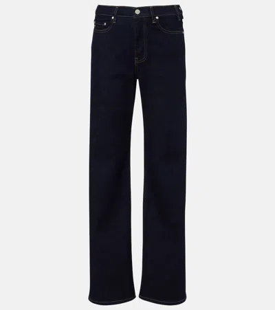 Ag New Bgy Wide-leg Jeans In Blue
